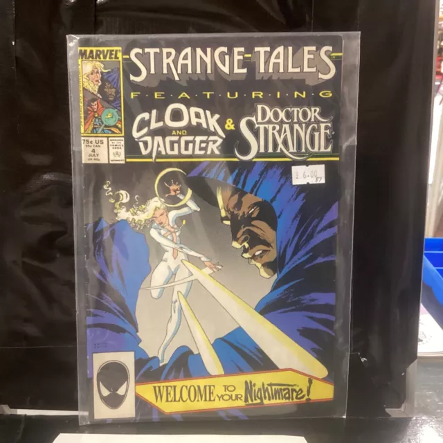 Strange Tales featuring Cloak and Dagger & Doctor Strange #4 (Jul 1987, Marvel)