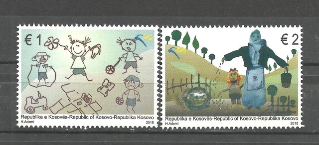 KOSOVO 2015 Europa, Altes Spielzeug-SET postfrisch