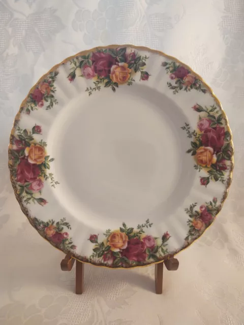 Royal Albert China Salad Plate - Old Country Roses Pattern - 8 1/8"