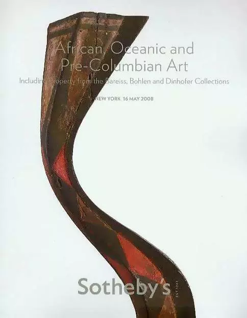 Sotheby's African Tribal Pre-Columbian Art Auction Catalog May 2008