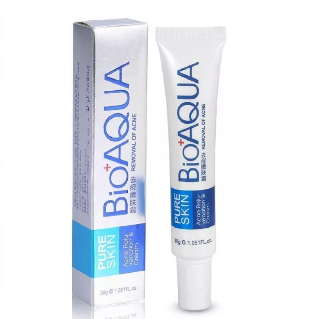 Bioaqua Cura del viso Crema per il trattamento dell'acne Riduci i pori...