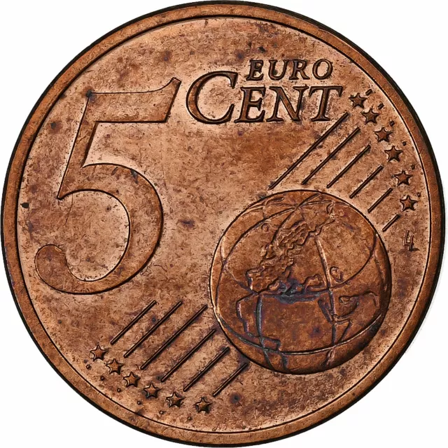 [#1211440] Union Européenne, 5 Euro Cent, error double reverse side, Cuivre plaq