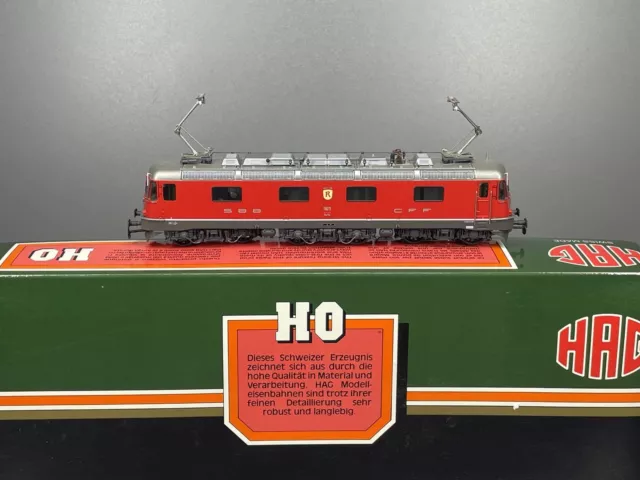 H0 HAG Lokomotive Nr. 204  SBB Re 6/6 11611 Rüti ZH   AC  OVP / 3 L 354