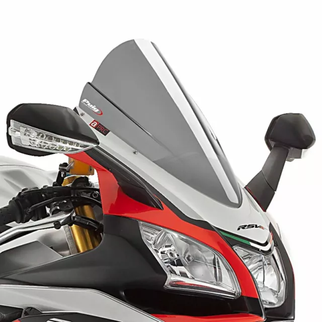 Racingscheibe Z für Aprilia RSV4 RR / RF 15-20 rauchgrau Puig