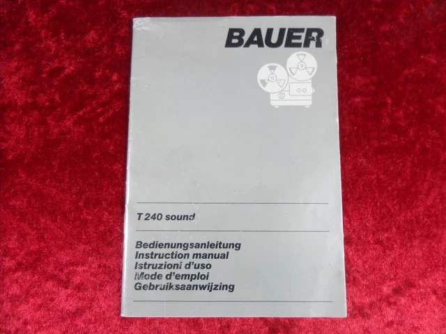 Projecteur De Films Bauer T 525 - Format 8 Mm, Fonctionne, Occasion