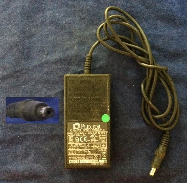 Chargeur Original Plextor SQN36W12P-01 12V 3A - Tip 5.5mm/2.1mm - Occasion Excellent état