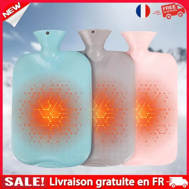 Hot Water Bottle Hot Water Bag Long Lasting 1L for Winter (Multicolor 1000ml)