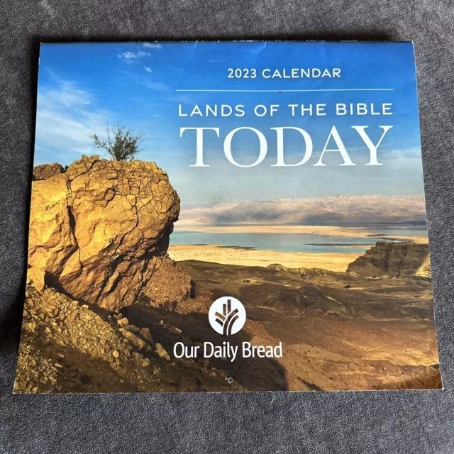 OUR DAILY BREAD Lands Of The Bible Calendar 2023 LARGE NEW Free