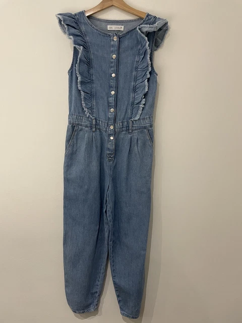 Tuta denim ragazza zara età 11-12 anni tutta in un outfit