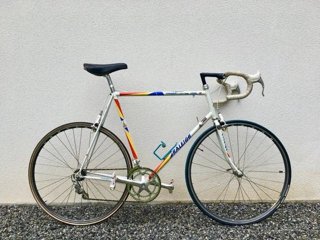 Vélo De Course Vintage Raleigh - Homme - État D'origine - Collection