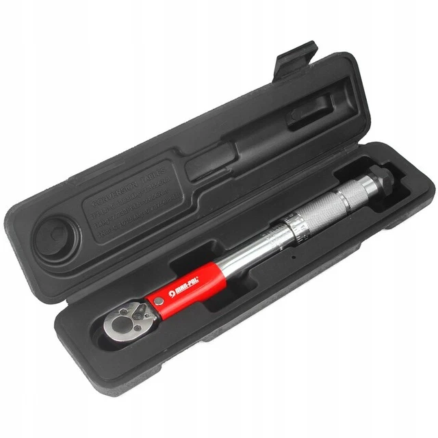 Kleine Drehmomentschlüssel 1/4" Zoll 5-25Nm Drehmoment 1/4" Werkzeug mit Koffer 3
