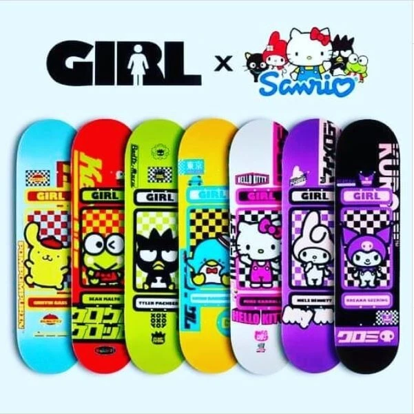 GIRL X SANRIO Kuromi (Breana Geering) "Tokyo Speed" deck 2021 £85.00