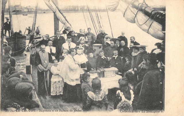 Carte Postale Ancienne - Le Crotoy - Bateaux De Pêche - Début 1900 - Cliché Rare