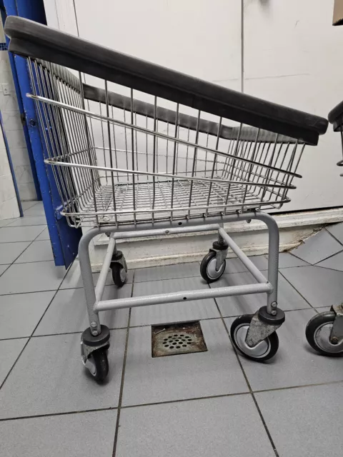 R&B Wire Products Laundry Cart Model 2-100-T
