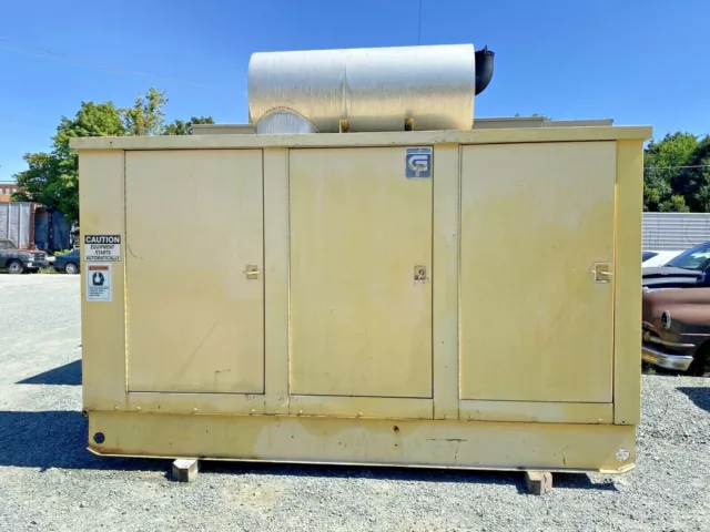 250KW Caterpillar 3406B Standby Generator 313KVA 480V 10 Wire 3PH 376A CAN SHIP