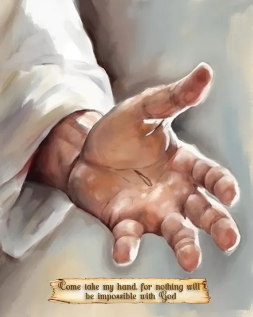 Come follow me | follower of jesus | Catholic Art | Jesus Watercolor | 8 x 10