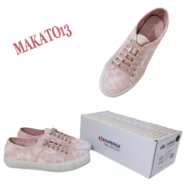 SUPERGA Women's Size 8,5 Pink Tie Dye Fantasy Cotu Sneaker 2750 Shoes NIB