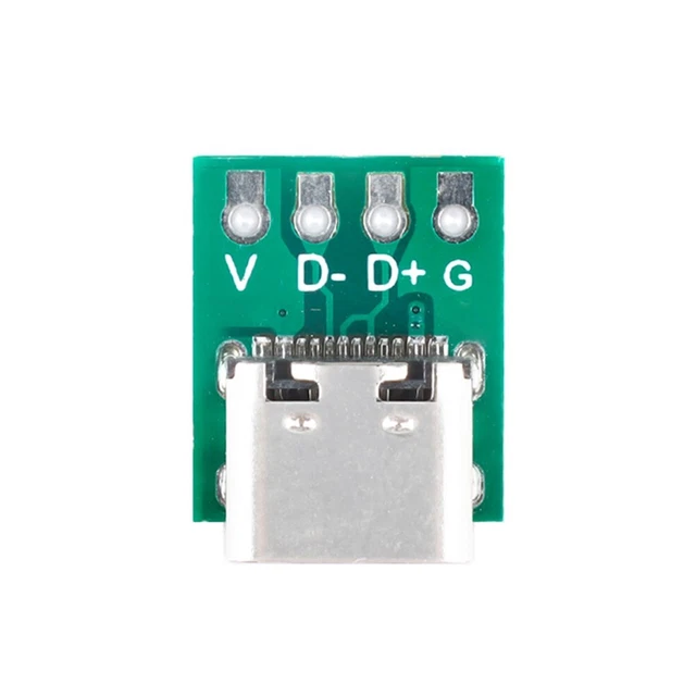 High quality PCB board for easy manual welding of USB connector's terminals