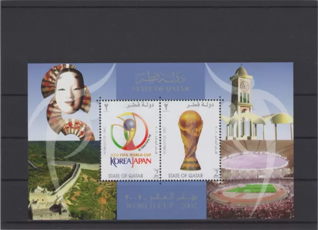 Qatar 2002 FIFA World Cup XF Mint Never Hinged