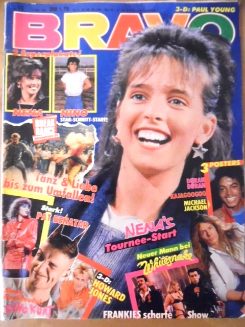 BRAVO  12- 1984 D Nena QUEEN Whitesnake Breakdance King Kurt Paul Young Travolta