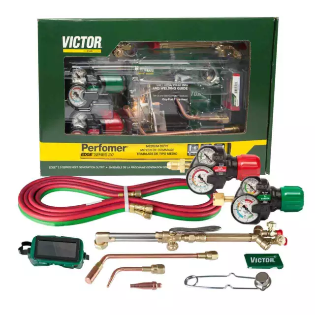 Victor 0384-2125 Performer 540/510 Edge 2.0 Acetylene Cutting Torch Outfit