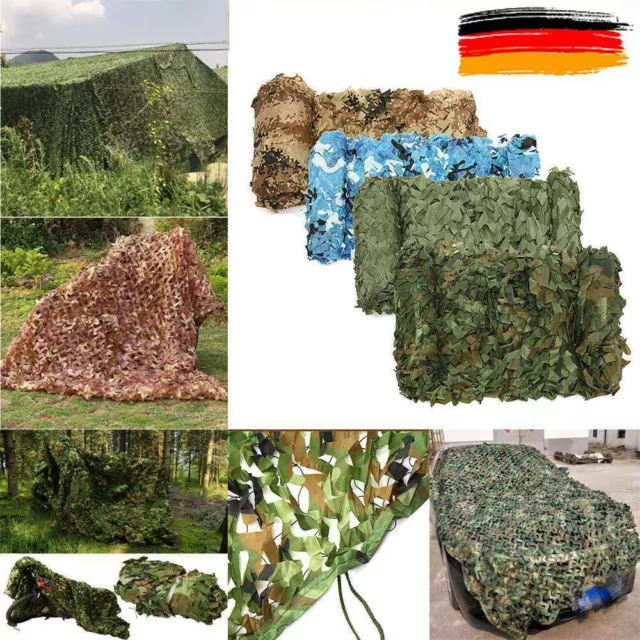 30M Military Camouflage Jagd Tarnnetz Armee Army Tarnung Camo Hunter Army Net DE