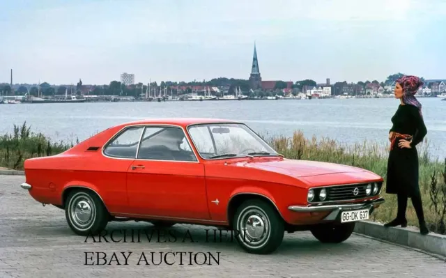 Opel Manta L 1971 introduction new Model Year press photo automobile photograph