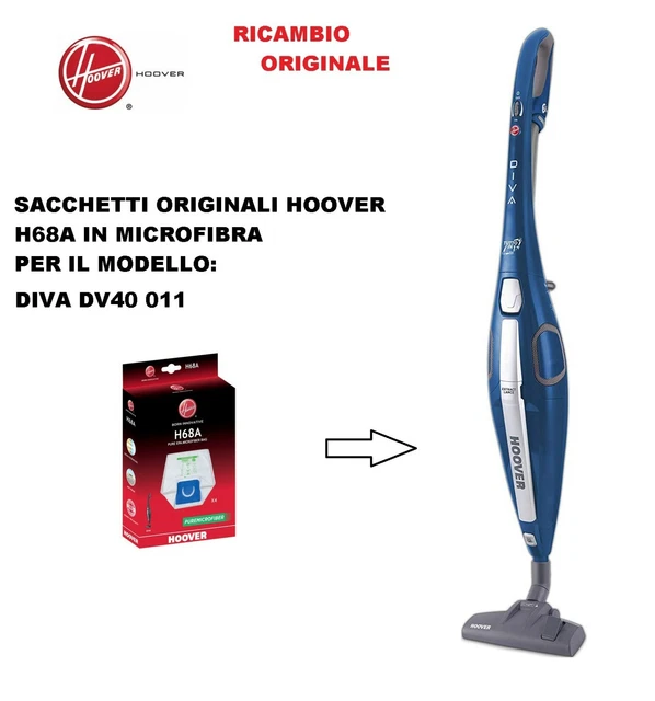 Vhbw set di sacchetti (microfibra) + filtro da 6 pzz. compatibile