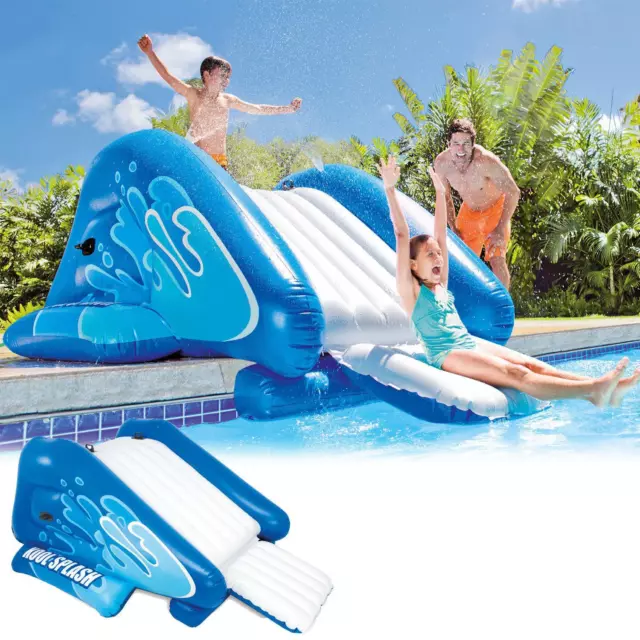 Intex Wasserrutsche für Pool Kinderutsche aufblasbar Spaß 333x208x117 cm 58849