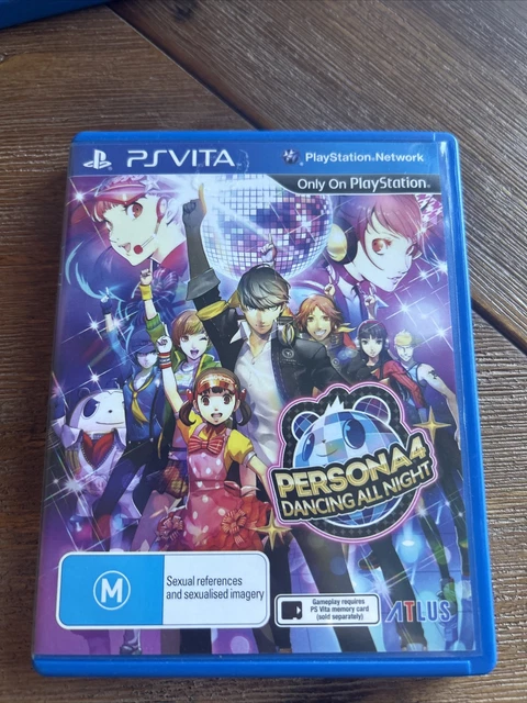 Persona 4: Dancing All Night - PS Vita Sony PlayStation Vita Game TESTED & WORKS