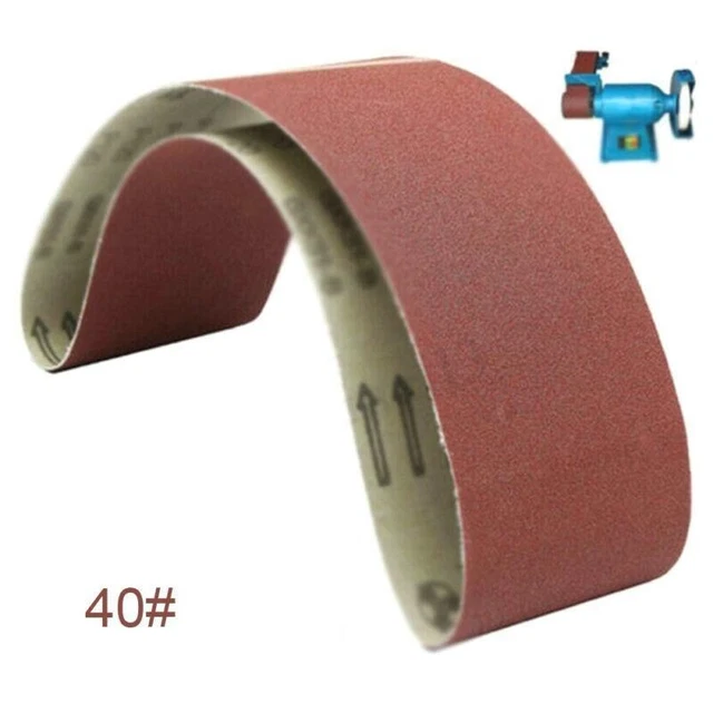 Nastro abrasivo in ossido di alluminio di alta qualità 915 mm x 100 mm - grana 40 - infinito