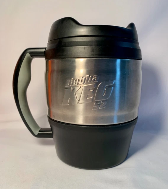 Bubba Keg Insulated Travel Mug 52oz Black Stainless Steel Flip Top In Zone 3