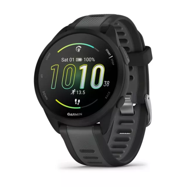 Garmin Forerunner 165 -Black/Slate Grey GPS Watch AUST. Stock FREE Express Post