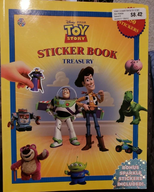 DISNEY PIXAR CLASSIC Toy Story Sticker Book Treasury 350 + Stickers