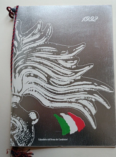 CALENDARIO Arma dei CARABINIERI 1992 - OTTIMO