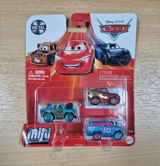 DISNEY PIXAR CARS Mini Racers Thunder Hollow 3-Pack Collectible Gift ...