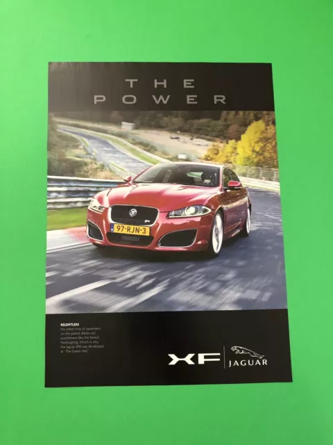 2012 Jaguar Xf Original Vintage Print Ad Advertisement Printed