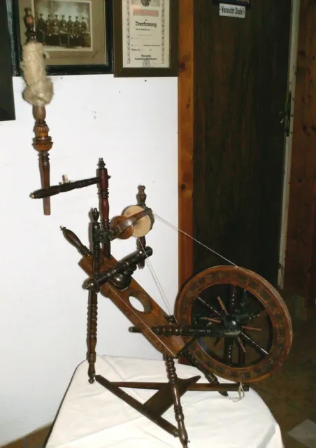 Originales, sehr altes Spinnrad um 1900 Beruf Spinner guter zustand