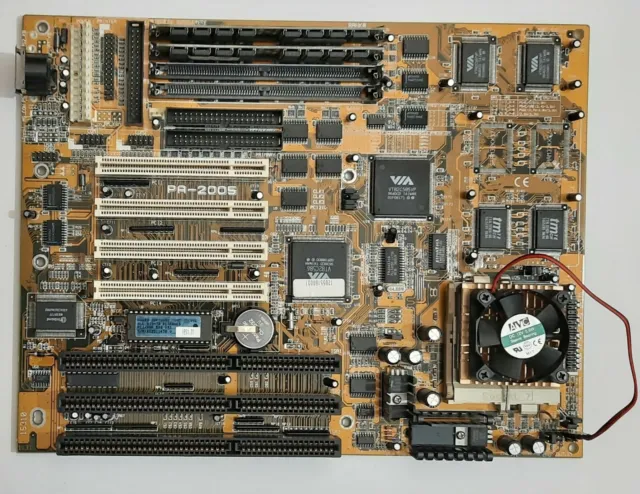 FIC PA-2005 Sockel 7 ISA Mainboard + Intel Pentium 133MHz + 32MB EDO-RAM