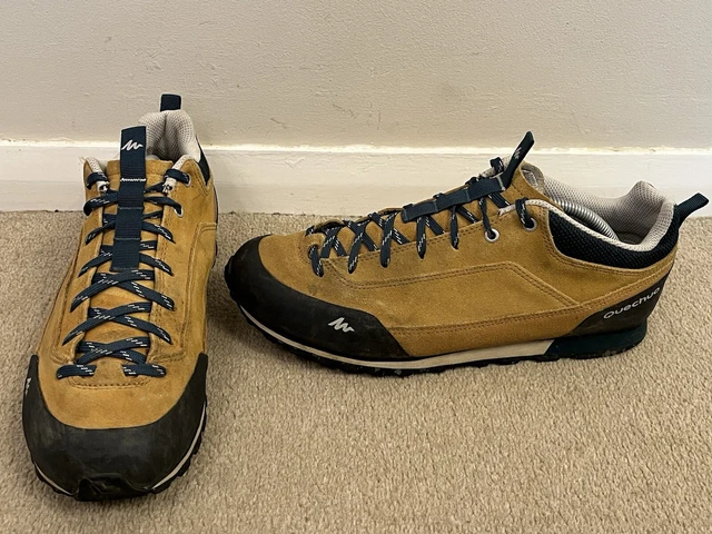 DECATHLON QUECHUA NH500 Hiking Walking Shoes Mens UK 8.5 Yellow 29.99 PicClick UK