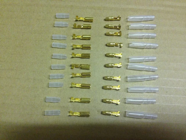 Lot De 400 Connecteurs électriques Type « Bullet » 3,9mm - Pour Moto, Câblage DIY - Neuf