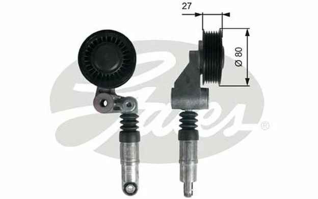 GATES Galet tendeur (courroie d'accessoire) pour VOLKSWAGEN CRAFTER T39236