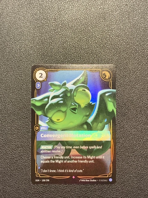 RIFTBOUND: LEAGUE OF Legends TCG Convergent Mutation 108/298 OGN ...