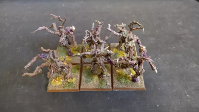 Warhammer Fantasy Waldelfen Tree Kin/Baumschrate (6 Stück, bemalt)