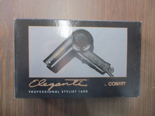 Vintage Conair Elegante Professional Stylist 1600 Hair Dryer New Old Stock