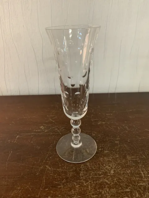 3 flûtes à champagne modèle Bubble cristal Saint Louis (prix à la pièce)modèle1