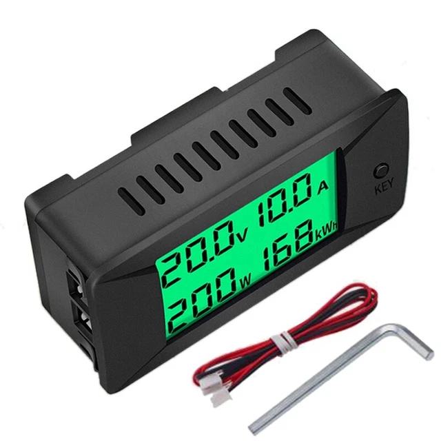 PZEM-025 DC Digital Battery Tester Bidirectional Ammeter Voltmeter Energy W E4A1