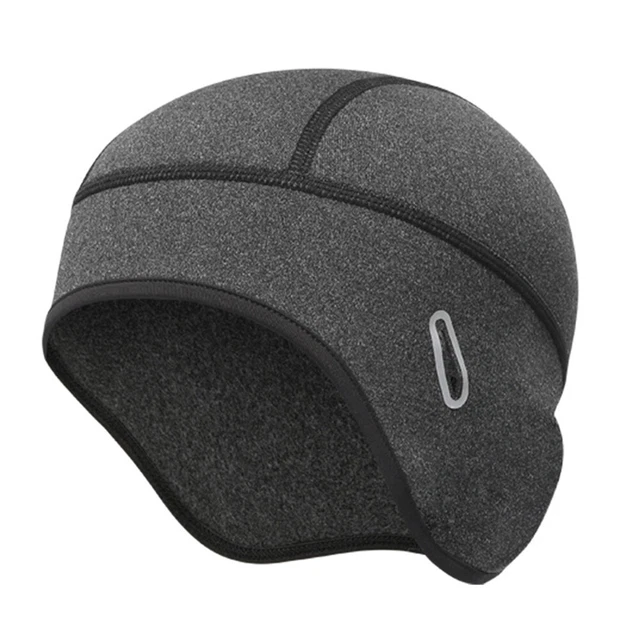 Winter Warm Outdoor Cycling Fleece Helmet Lining Cap Soft Bike Riding Skiing Hat