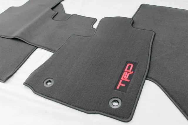 Toyota Hilux Trd Floor Mats Carpet Set Dual Cab Automatic From July 15> Genuine