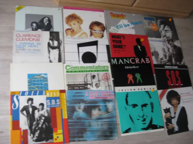 Schallplattensammlung 16 x Maxi- Singles 80er Jahre.